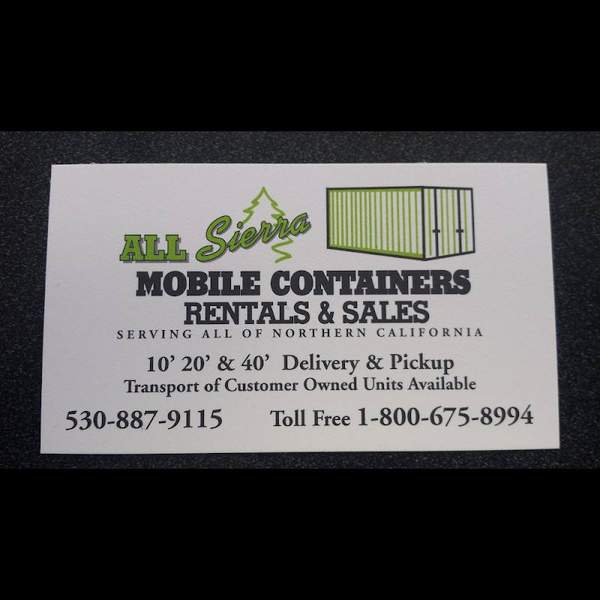 All Sierra Mobile Containers