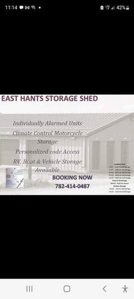 East Hants Storage Shed